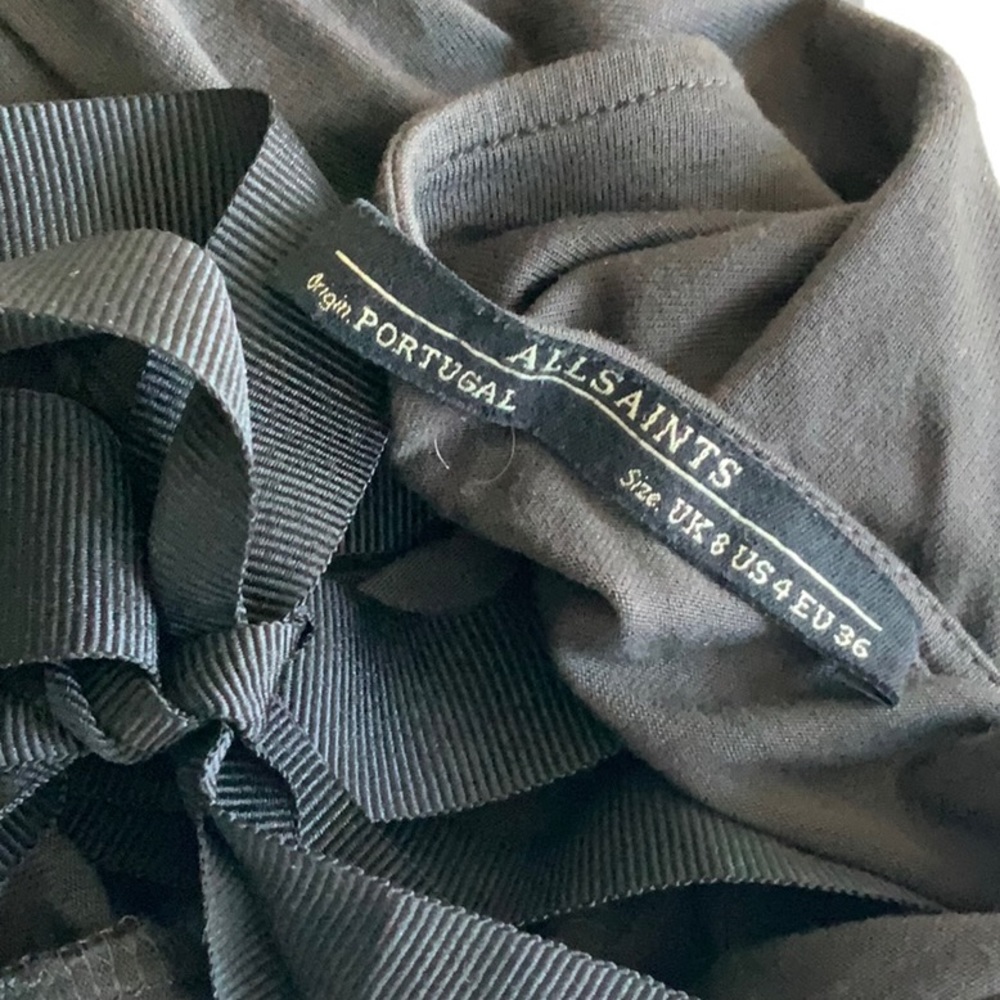 All Saints Tie Back Tank Dress